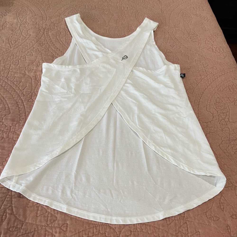 P'tula Ashley Inspire Tank - Lily White - Medium